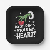 Meine Schüler haben mir Weihnachts-Weihnachtslehre Pappteller (Vorderseite)