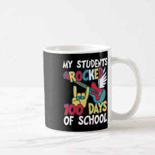 Meine Schüler rockten 100 Tage der Schule für Lehr Kaffeetasse
