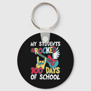 Meine Schüler rockten 100 Tage der Schule für Lehr Schlüsselanhänger