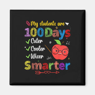 Meine Schüler sind 100 Tage schlauer süßer cooler Magnet