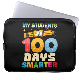 Meine Schüler sind 100 Tage smarter Lehrer Laptopschutzhülle