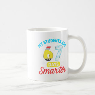 Meine Schüler sind 67 Tage schlauer Lustiger Sechs Kaffeetasse