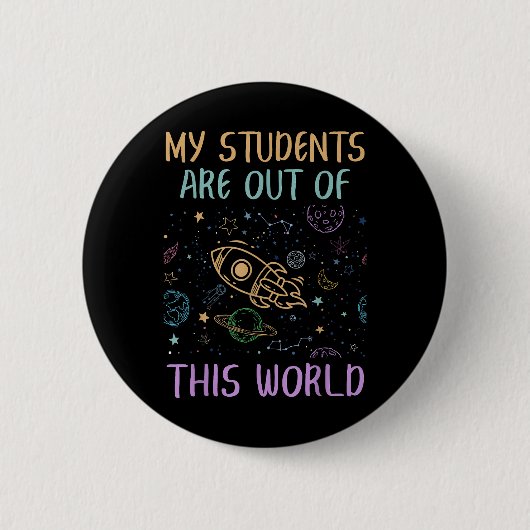 Meine Schüler sind aus diesem Lehrer Button (Vorderseite)
