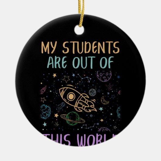 Meine Schüler sind aus diesem Lehrer Keramik Ornament (Vorne)
