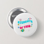 Meine Schüler sind aus diesem Weltraumlehrer Cu Button (Vorne & Hinten)