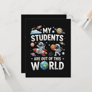 Meine Schüler sind in dieser Weltraumwelt unterweg Einladung