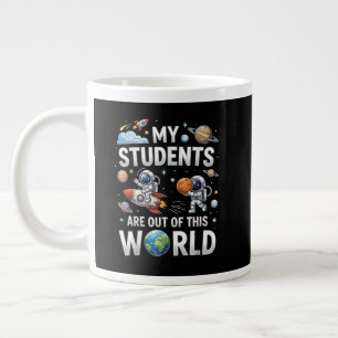 Meine Schüler sind in dieser Weltraumwelt unterweg Jumbo-Tasse