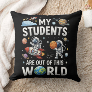 Meine Schüler sind in dieser Weltraumwelt unterweg Kissen