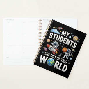 Meine Schüler sind in dieser Weltraumwelt unterweg Planer