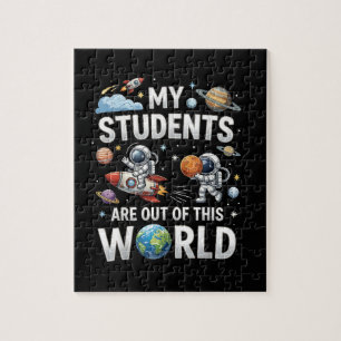 Meine Schüler sind in dieser Weltraumwelt unterweg Puzzle