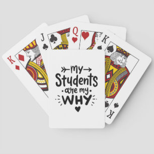 Meine Schüler sind mein Warum Spielkarten