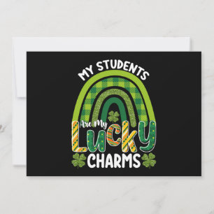 Meine Schüler sind meine Glücksbringer St. Patrick Einladung