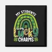 Meine Schüler sind meine Glücksbringer St. Patrick Magnet (Vorne)