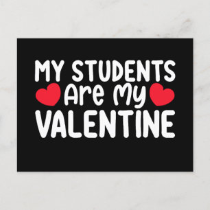 Meine Schüler sind meine Liebe zum Valentinstag Postkarte