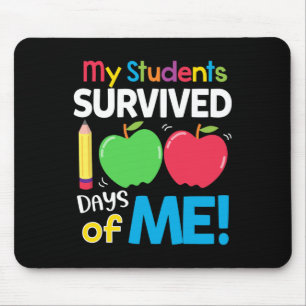 Meine Schüler überlebten 100 Tage von mir 100. Tag Mousepad