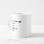 Meine Schwägerin ist mein Lieblingskind Kaffeetasse (Vorderseite Links)