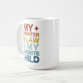 Meine Schwägerin ist mein Lieblingskind Kaffeetasse (Vorderseite Links)