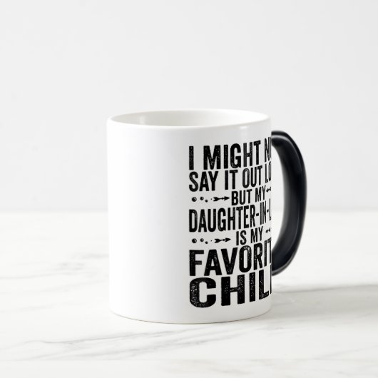 Meine Schwägerin ist mein Lieblingskind Verwandlungstasse (VorderseiteRechts)