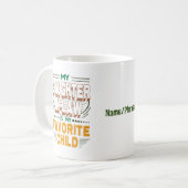 Meine Schwägerin ist mein liebstes Kind, modern Kaffeetasse (Vorderseite Links)