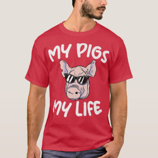 Meine Schweine meinen Lebensbericht Cool Schweinez T-Shirt