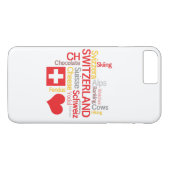 Meine Schweizer Lieblingssachen lustig Case-Mate iPhone Hülle (Rückseite (Horizontal))