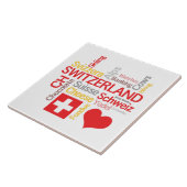 Meine Schweizer Lieblingssachen lustig Fliese (Seite)