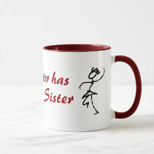 Meine Schwester hat die beste Schwester Tasse