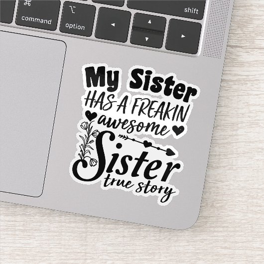 Meine Schwester hat ein Phantastisches, unbekannte Aufkleber (Detail)