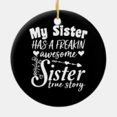 Meine Schwester hat ein Phantastisches, unbekannte Keramik Ornament (Hinten)