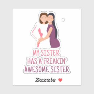 Meine Schwester hat eine Phantastische Schwester,  Aufkleber