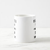 Meine Schwester hat eine Phantastische Schwester Kaffeetasse (Mittel)
