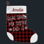 Meine Schwester hat es Niedlich Kleiner Weihnachtsstrumpf<br><div class="desc">Meine Schwester hat es Niedlichen Weihnachts-Strumpf</div>