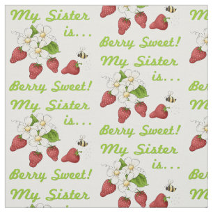Meine Schwester ist Beeren-Bonbon Stoff
