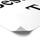 Meine Schwester ist die beste Englischlehrerin Poster (Ecke)