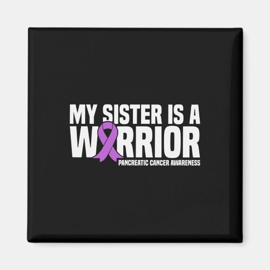 Meine Schwester ist ein Krieger-Bauchspeicheldrüse Magnet (Vorne)