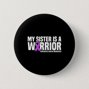 Meine Schwester ist ein kriegerisches Bauchspeiche Button