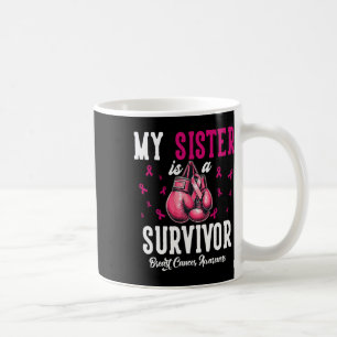 Meine Schwester ist ein Überlebender zur Unterstüt Kaffeetasse