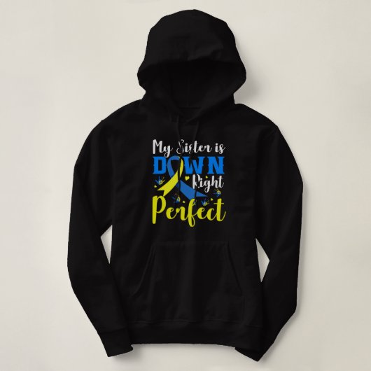 Meine Schwester ist gerade Phantastisch-unten-Synd Hoodie (Design vorne)