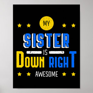 Meine Schwester ist gerade Phantastisch-unten-Synd Poster
