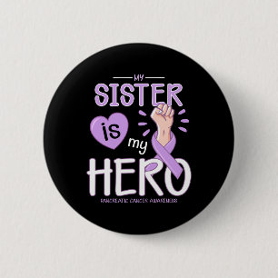 Meine Schwester ist mein Held-Bauchspeicheldrüsenk Button