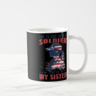 Meine Schwester ist Soldat beim 4. Juli Patrio Kaffeetasse
