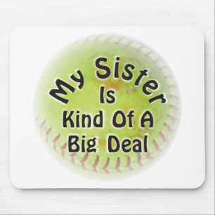Meine Schwester ist ziemlich groß Mousepad