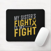 Meine Schwester kämpft gegen Krebs im Kindesalter Mousepad (Mit Mouse)