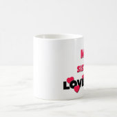 Meine Schwester-Lieben ich Kaffeetasse (Mittel)