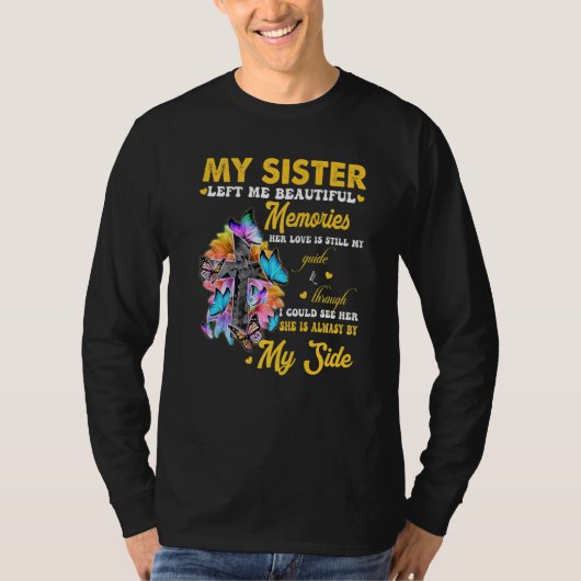 Meine Schwester Links mir schöne Erinnerungen ihre T-Shirt (Vorderseite)