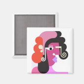 Meine Schwester Magnet (Vorderseite/Rückseite)