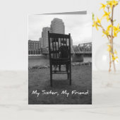 Meine Schwester, mein Freund Karte (Gelbe Blume)