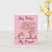 Meine Schwester, mein Freund Karte (Gelbe Blume)