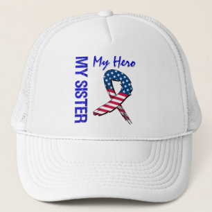 Meine Schwester mein Held-patriotisches Truckerkappe