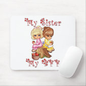 Meine Schwester, meine BESTE FREUNDIN Mousepad (Mit Mouse)